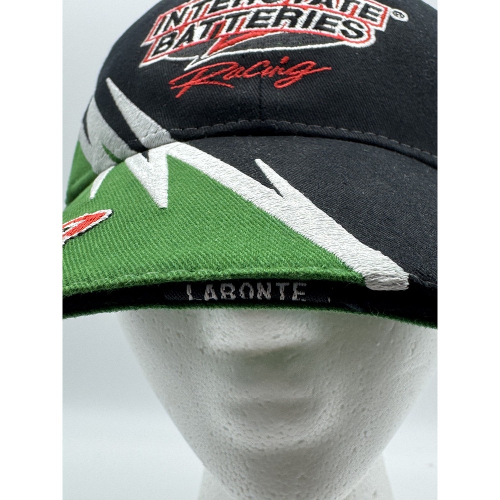 Vintage Interstate Batteries‎ Racing Hat Cap Strap Back NASCAR Mens 90s - Picture 2 of 16